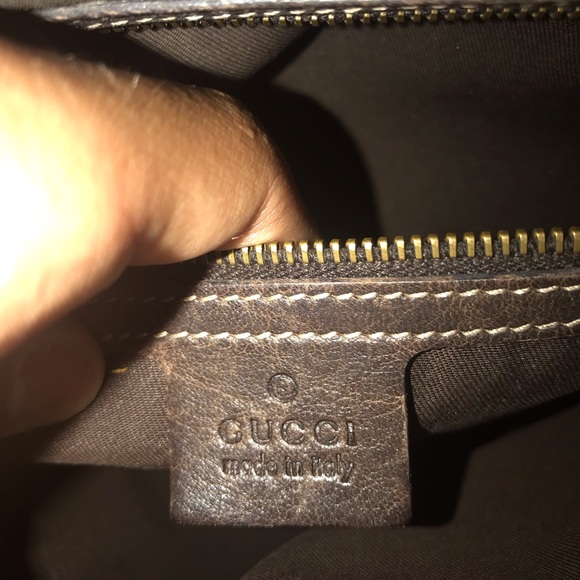 GUCCI Brown Guccissima Leather Pelham Shoulder - Picture 5 of 8